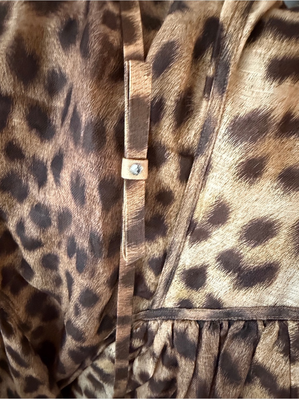 Zimmermann Brown Leopard Print Mini Dress - Picture 13 of 14